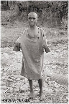 A Boy on the Road to Ialibu