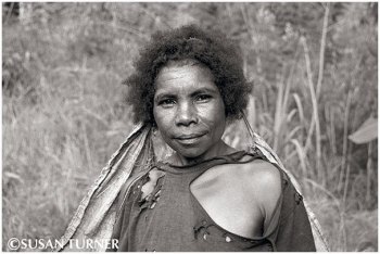 An Anga Woman in Her Gardening Shirt