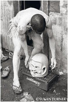 A Mud Mask on a Schweppes Carton