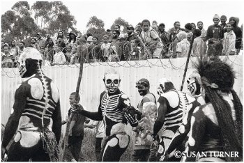 Skeleton Dancers at the Mt. Hagen Cultural Show