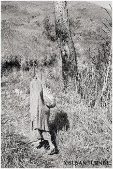 An Anga Woman with a Barkcloth Cape
