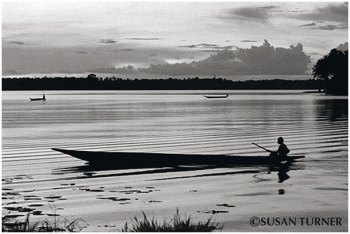 Dusk on Boset Lagoon